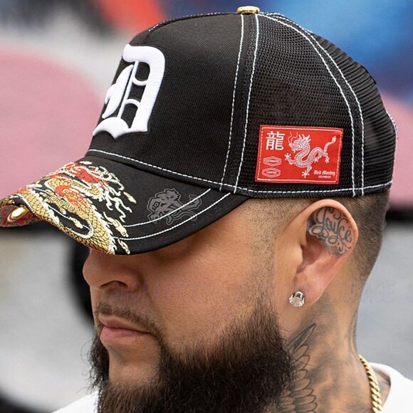 Red Monkey Year Of The Dragon RM1505 New Limited Edition Unisex Trucker Hat Cap - Picture 6 of 15